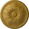 Ekena Millwork Granada Ceiling Medallion (Fits Canopies up to 4 1/4"), Hnd-Painted Pharaohs Gold, 15 3/4"OD x 5/8"P CM16GAPGS - alternate 1